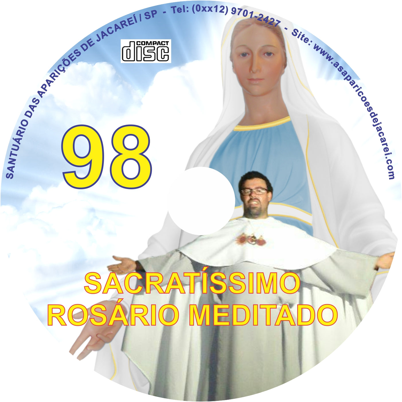 CD Rosário Meditado 098 CD Rosário Meditado 098